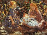 Joseph Raphael In the Garden kkjkjk oil painting